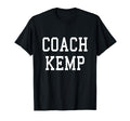 Coach Kemp Custom Football Soccer T-Shirt - Minimalist Print Unisex - T-Shirt, Sweatshirt, Hoodie