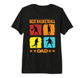 Best Basketball Dad Basketball T-Shirt - Custom Art Print Unisex - T-Shirt, Sweatshirt, Hoodie