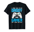 Daddy And Gamer 2021 Soon To Be Dad T-Shirt - Trendy Graphic for Adults - T-Shirt, Sweatshirt, Hoodie