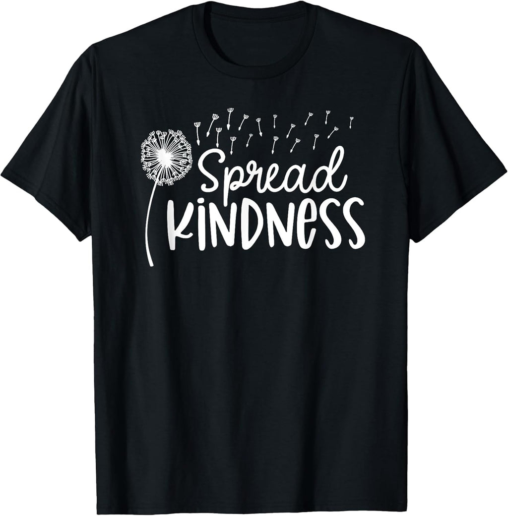 Spread Kindness Dandelion Positive Message Quote - Adult & Kids T-Shirts, Sweatshirts & Hoodies apparel design preview 1