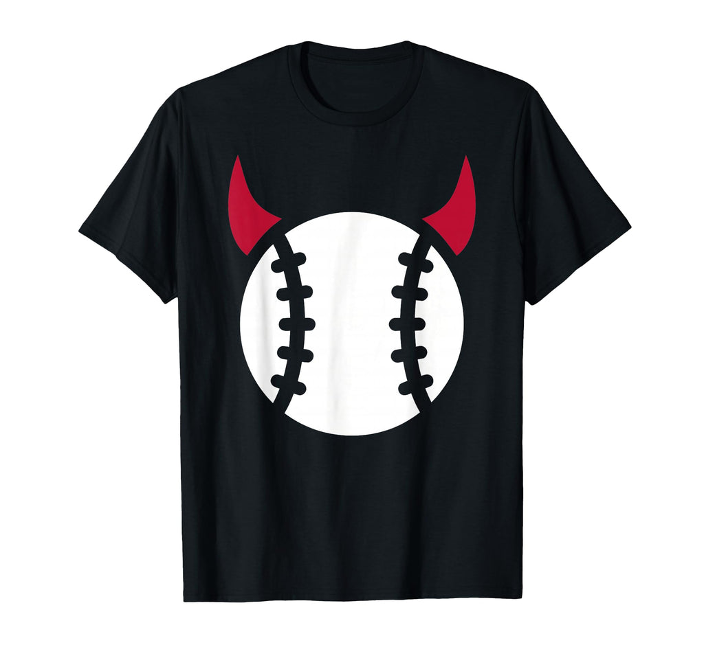 Baseball Devil T-Shirt - Novelty Apparel for Adults - T-Shirt, Sweatshirt, Hoodie