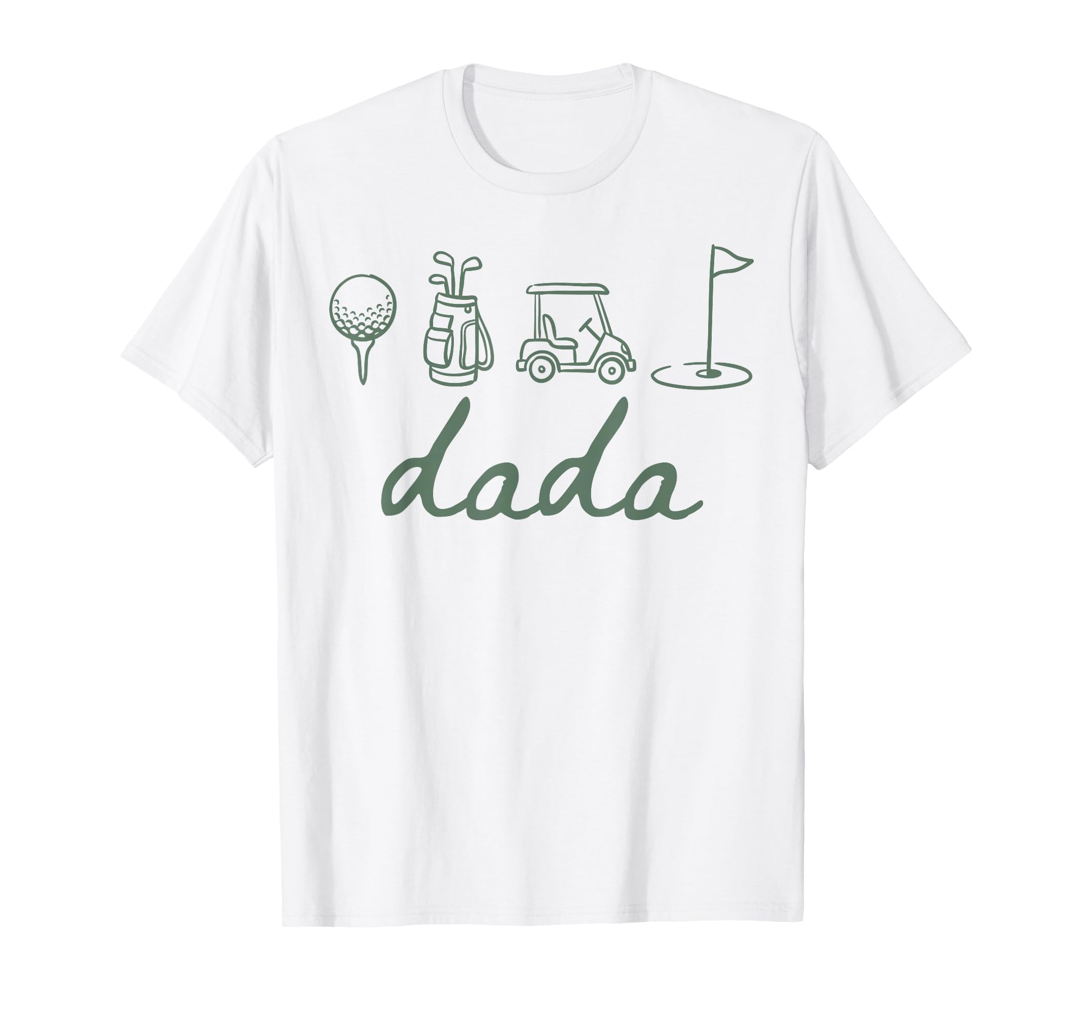 Par Dada Funny Golf Dad Golf T-Shirt - Casual Everyday Wear for Adults - T-Shirt, Sweatshirt, Hoodie