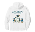 Busy Raising Baller Baseball Softball Hoodie - Novelty Apparel for Adults - T-Shirt, Sweatshirt, Hoodie