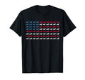 Dachshund Patriotic American Flag T-Shirt - Fun Novelty Design Unisex - T-Shirt, Sweatshirt, Hoodie