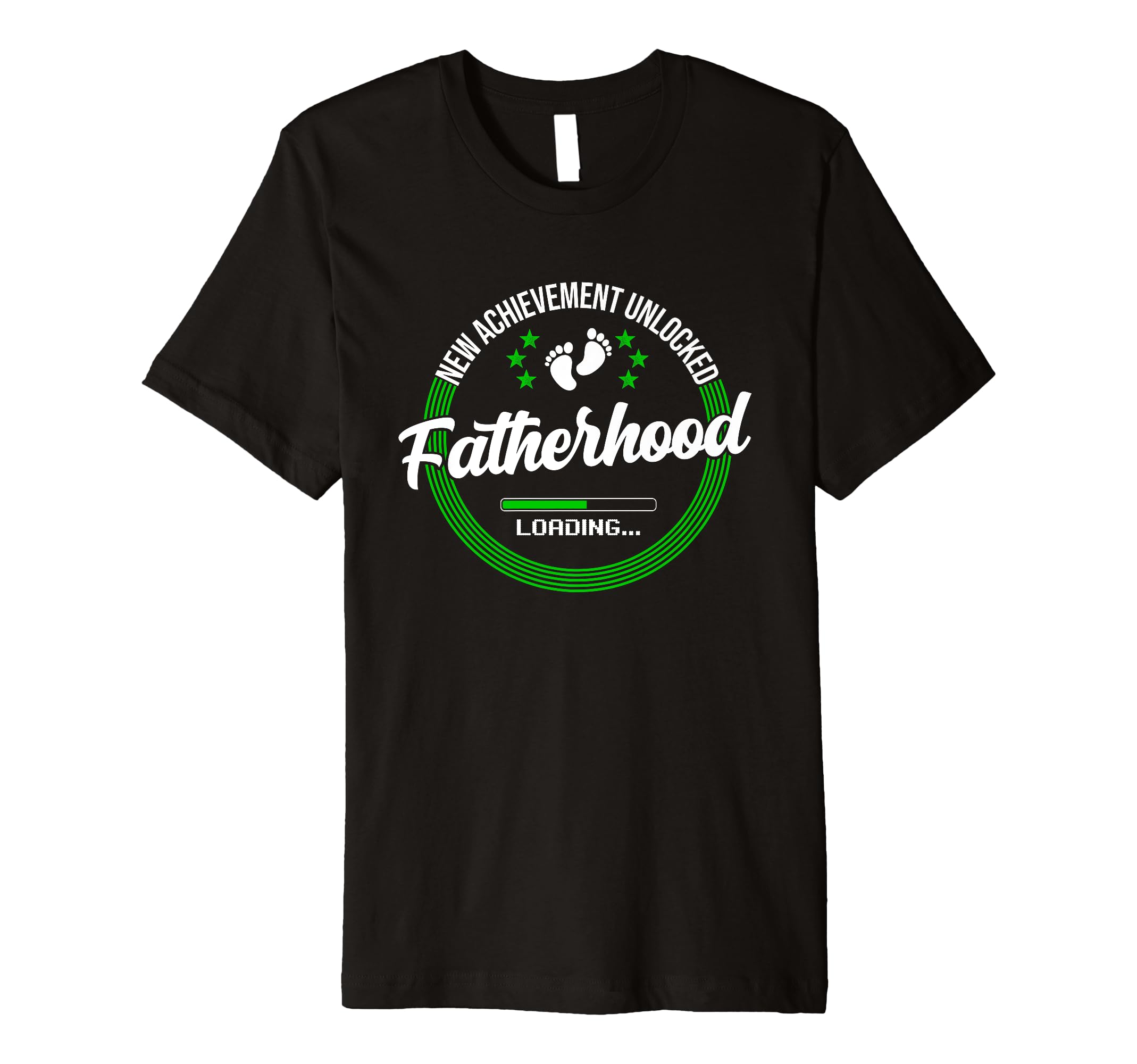 Mens Achievement Unlocked Fatherhood T-Shirt - Aesthetic Graphic Men Women - T-Shirt, Sweatshirt, Hoodie