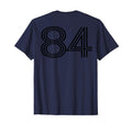 Number 84 Baseball Football Soccer T-Shirt - Minimalist Print for Adults - T-Shirt, Sweatshirt, Hoodie