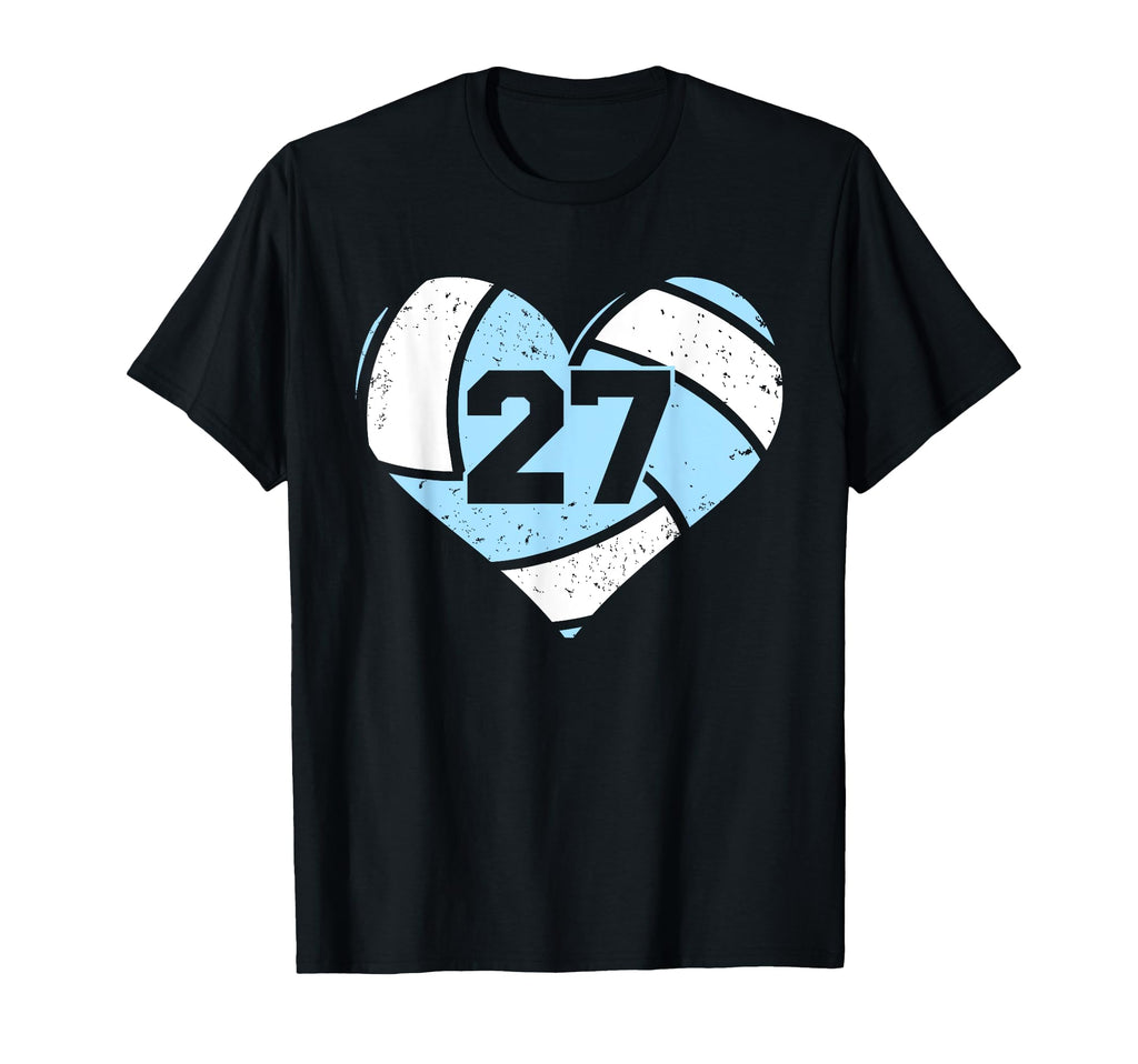 Volleyball Number 27 Jersey Funny T-Shirt - Trendy Graphic for Adults - T-Shirt, Sweatshirt, Hoodie