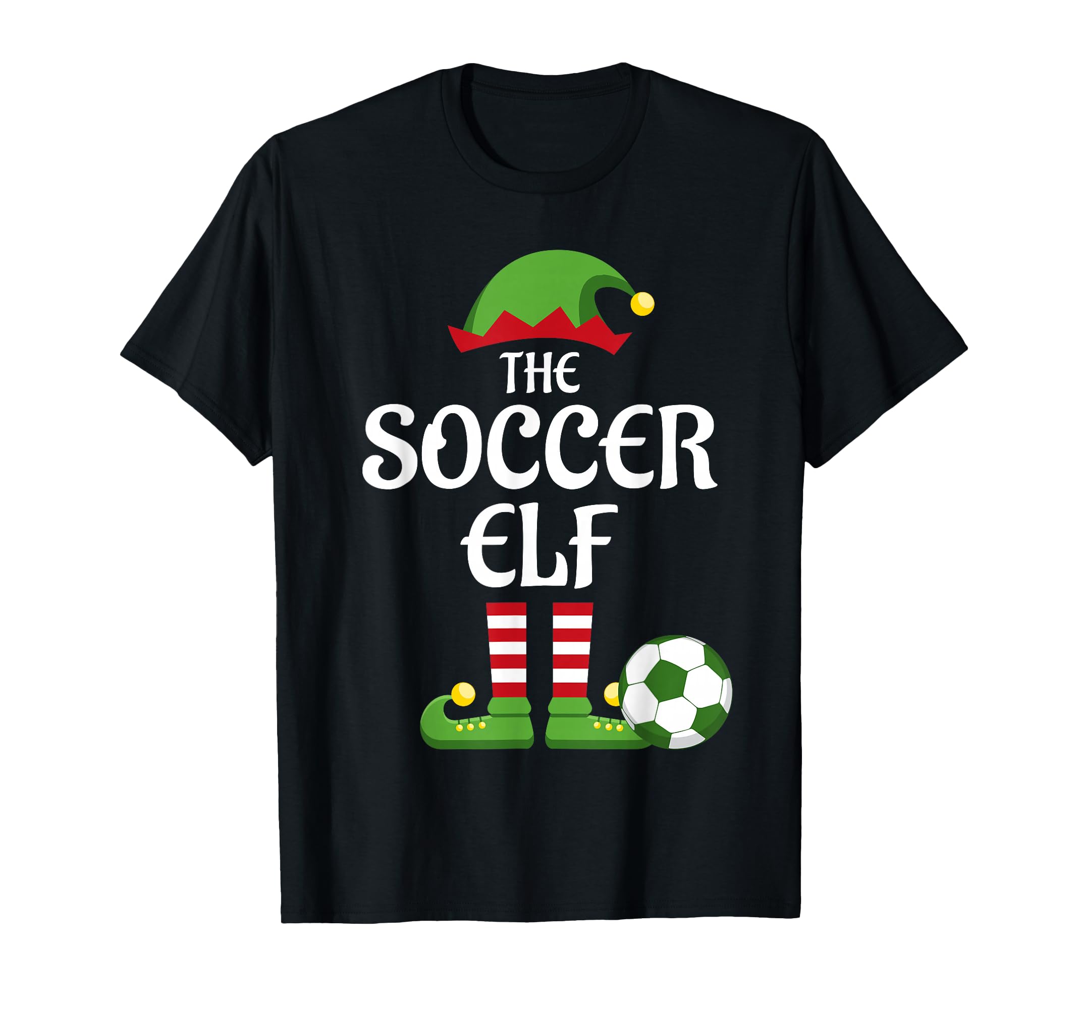 Soccer Elf Family Matching Group Sporty T-Shirt - Trendy Graphic Unisex - T-Shirt, Sweatshirt, Hoodie