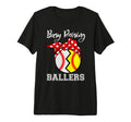 Busy Raising Ballers Funny Softball T-Shirt - Unique Graphic Unisex - T-Shirt, Sweatshirt, Hoodie