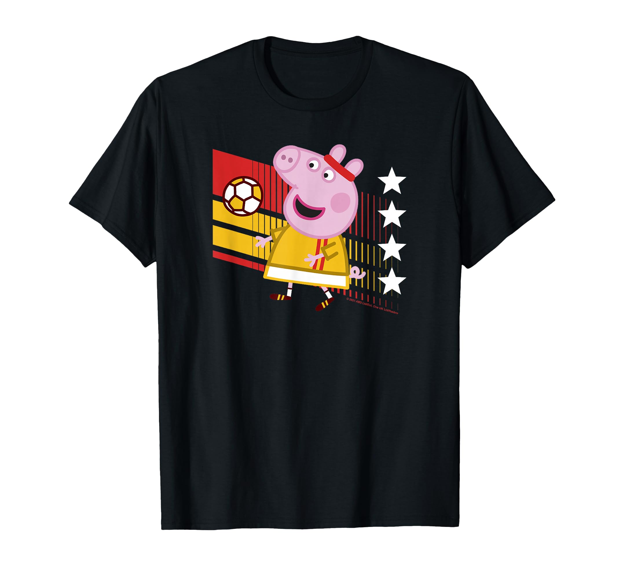 Peppa Pig Spain Soccer Colors T-Shirt - Minimalist Print Unisex - T-Shirt, Sweatshirt, Hoodie