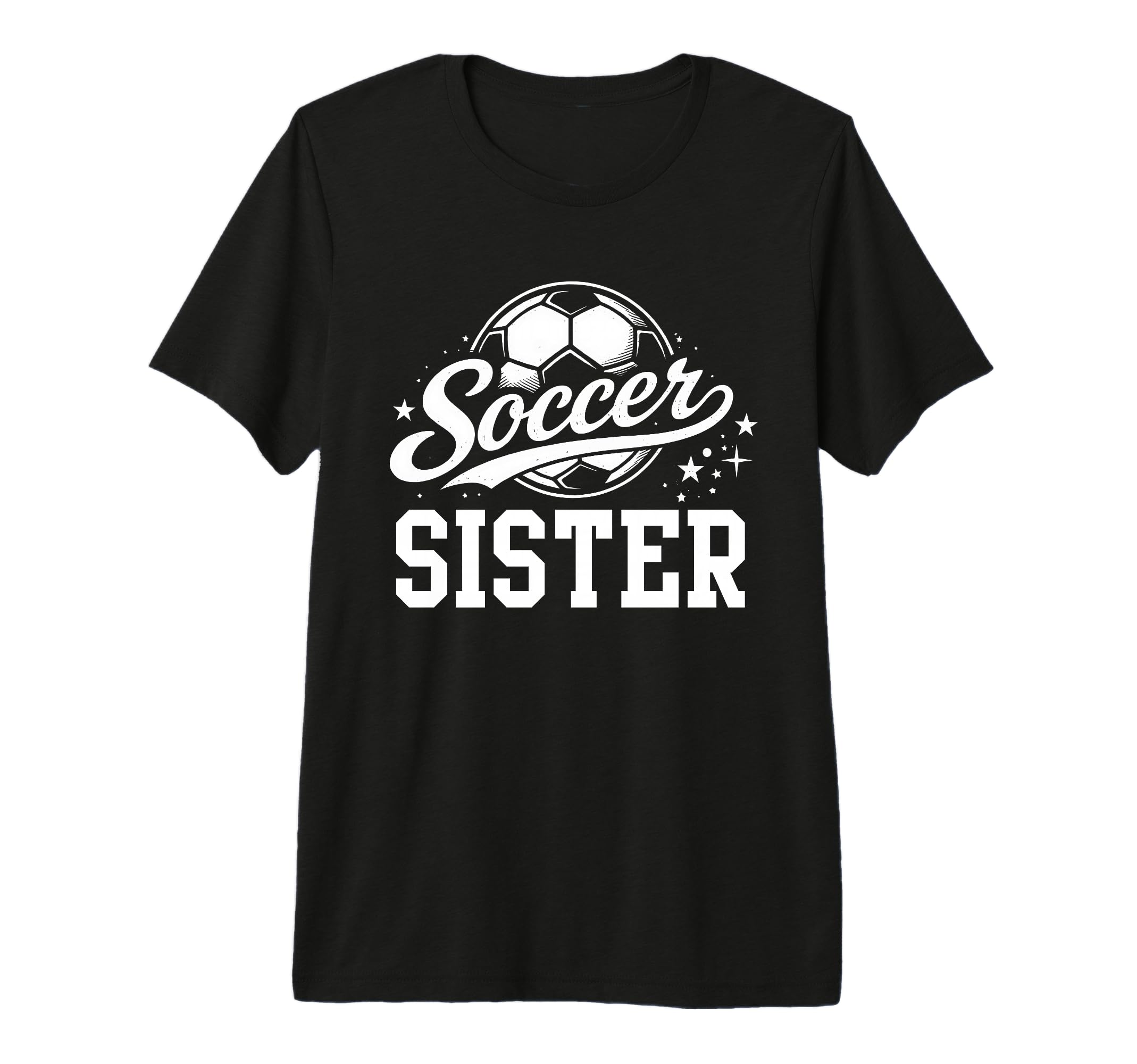 Soccer Sister Soccer Ball Tri Blend T-Shirt - Casual Everyday Wear Unisex - T-Shirt, Sweatshirt, Hoodie