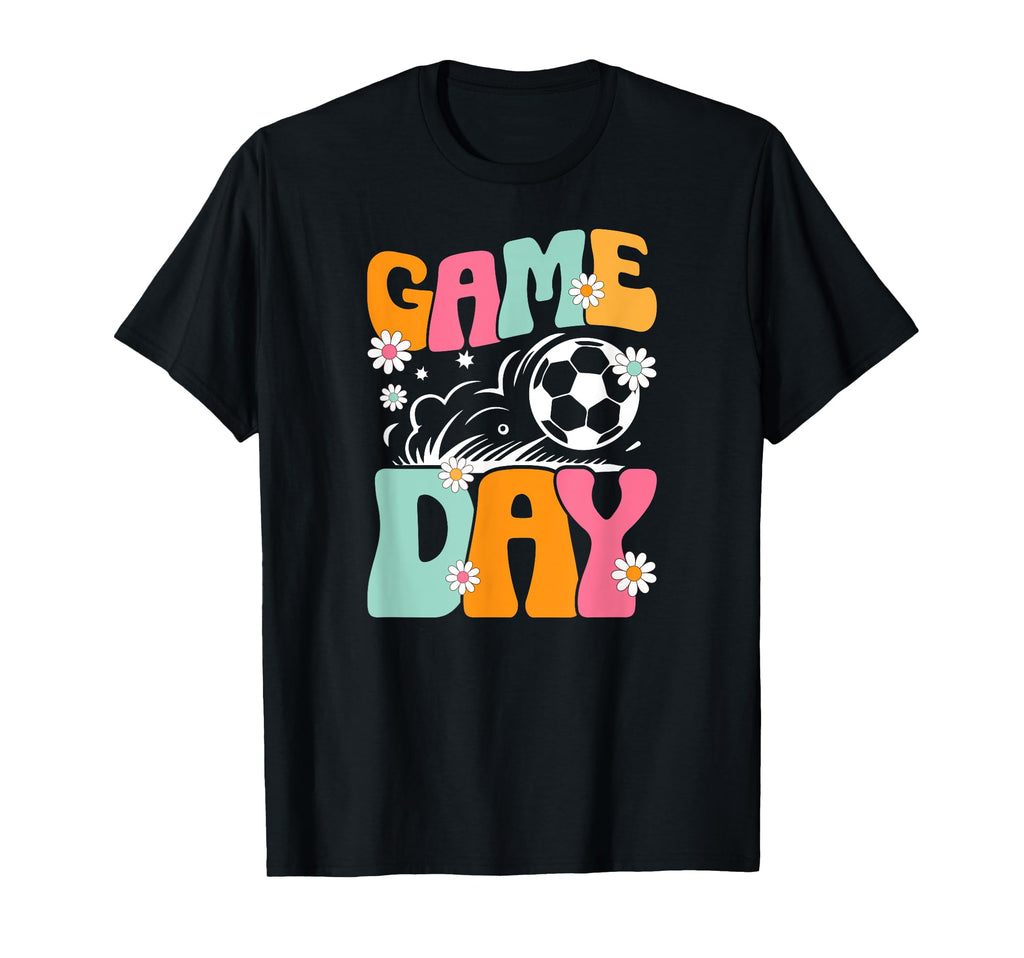 Soccer Game Day Groovy Game Day T-Shirt - Fun Novelty Design for Adults - T-Shirt, Sweatshirt, Hoodie
