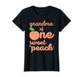 Grandma First Birthday One Sweet Peach T-Shirt - Graphic Print Men Women - T-Shirt, Sweatshirt, Hoodie