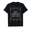 Santa Cleans His Sleigh Santatizer Dad T-Shirt - Fun Novelty Design Unisex - T-Shirt, Sweatshirt, Hoodie