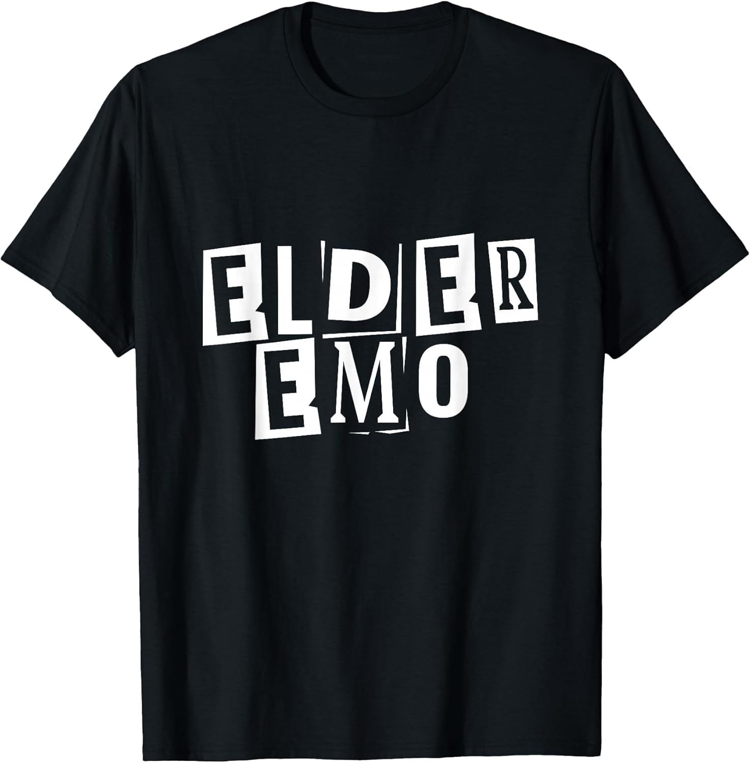 Elder Emo Goth Funny Black Gothic Dark Punk Gift - Adult & Kids T-Shirts, Sweatshirts & Hoodies apparel design preview 1