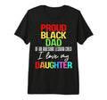 Proud Black Dad Awesome Lesbian Father T-Shirt - Unique Graphic for Adults - T-Shirt, Sweatshirt, Hoodie
