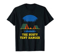 Tent Ranger Camping Friends Camper T-Shirt - Minimalist Print Men Women - T-Shirt, Sweatshirt, Hoodie