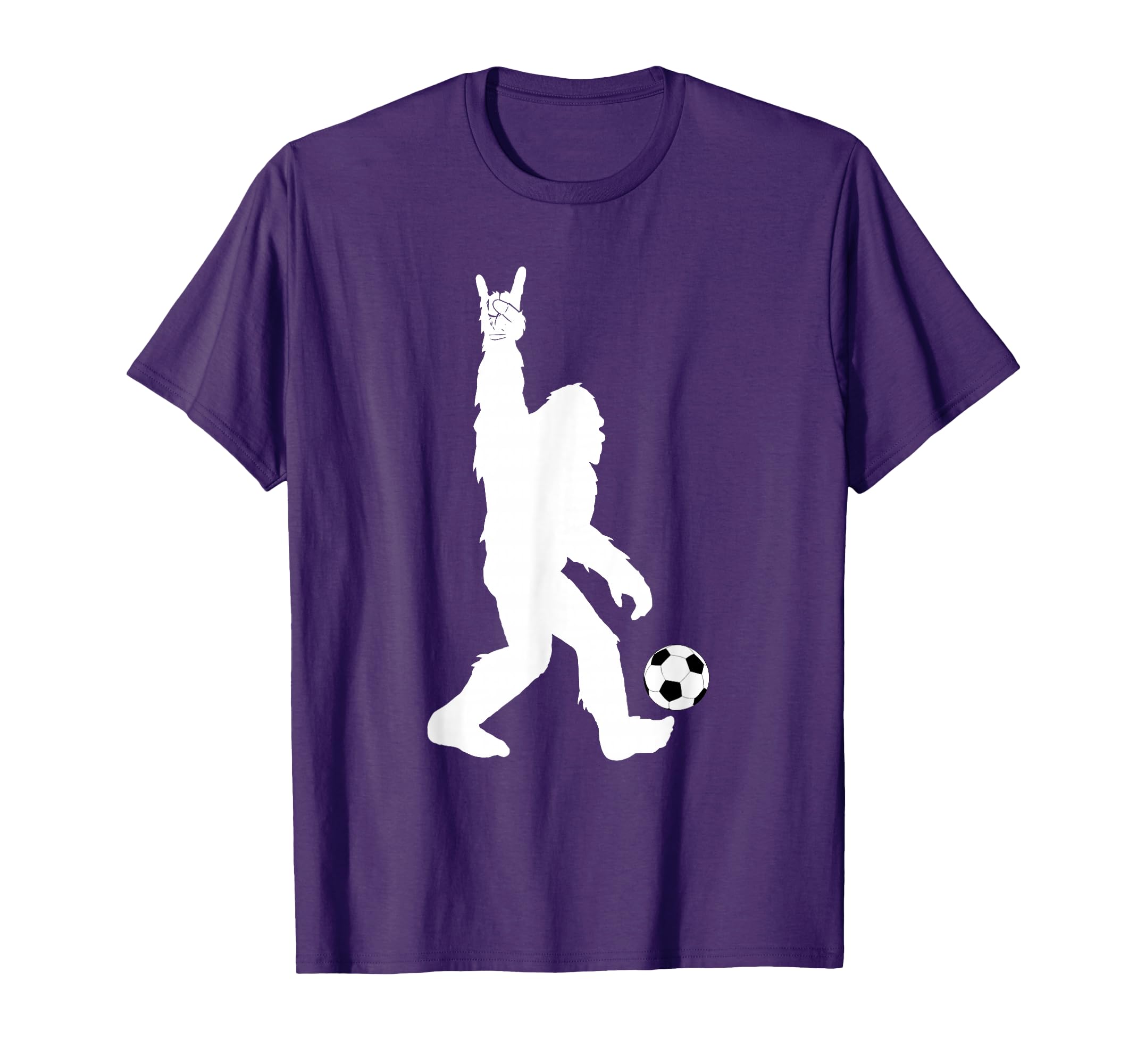 Funny Soccer Bigfoot Rock Sasquatch Soccer T-Shirt - Unique Graphic Unisex - T-Shirt, Sweatshirt, Hoodie