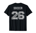 Soccer Senior 2026 Back Soccer Senior T-Shirt - Minimalist Print Men Women - T-Shirt, Sweatshirt, Hoodie