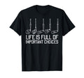 Golf Clubs Life Full Important Choices T-Shirt - Trendy Graphic Unisex - T-Shirt, Sweatshirt, Hoodie