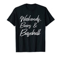 Weekends Beers And Baseball Sports T-Shirt - Custom Art Print Men Women - T-Shirt, Sweatshirt, Hoodie