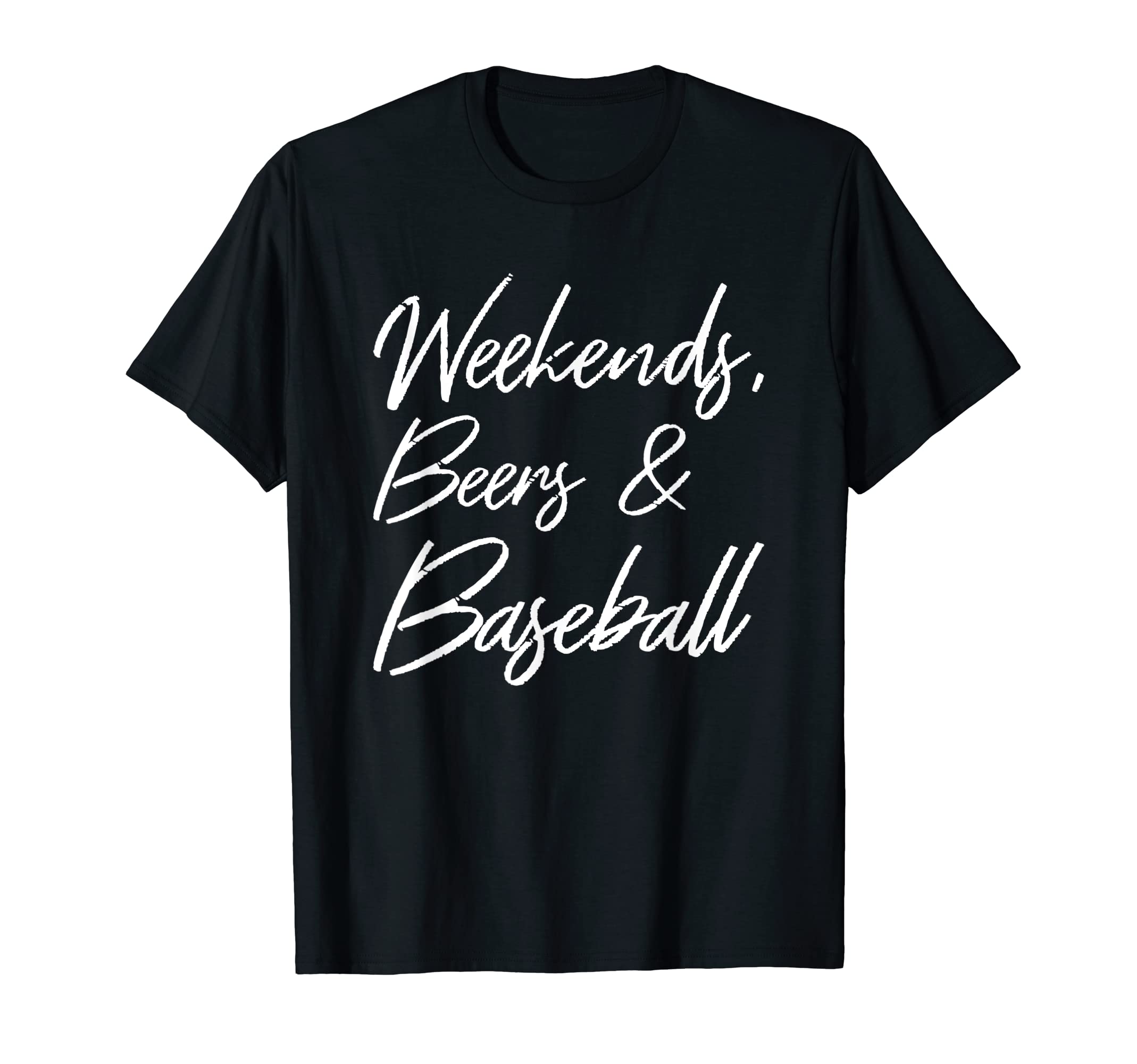 Weekends Beers And Baseball Sports T-Shirt - Custom Art Print Men Women - T-Shirt, Sweatshirt, Hoodie