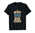 Nerdy Dad Who Loves Bike Rides Cycling T-Shirt - Graphic Print for Adults - T-Shirt, Sweatshirt, Hoodie