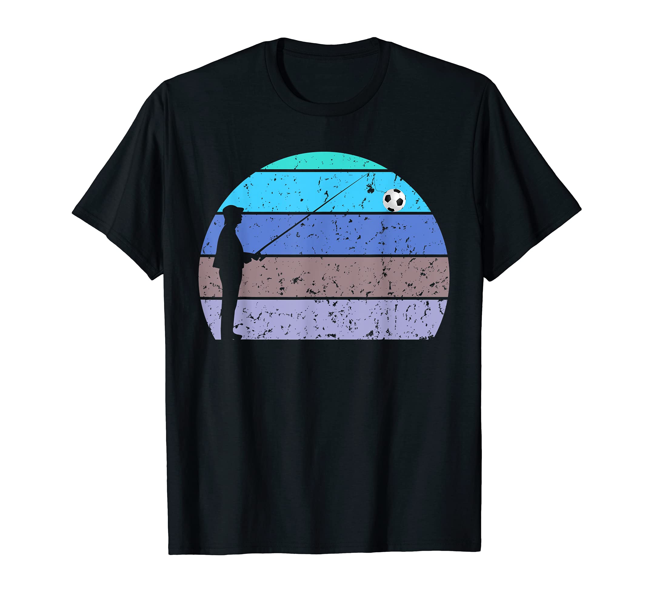 Funny Fisherman Fishing Soccer Ball T-Shirt - Streetwear Style for Adults - T-Shirt, Sweatshirt, Hoodie