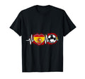 Spanish Football Heartbeat Spain T-Shirt - Aesthetic Graphic Men Women - T-Shirt, Sweatshirt, Hoodie