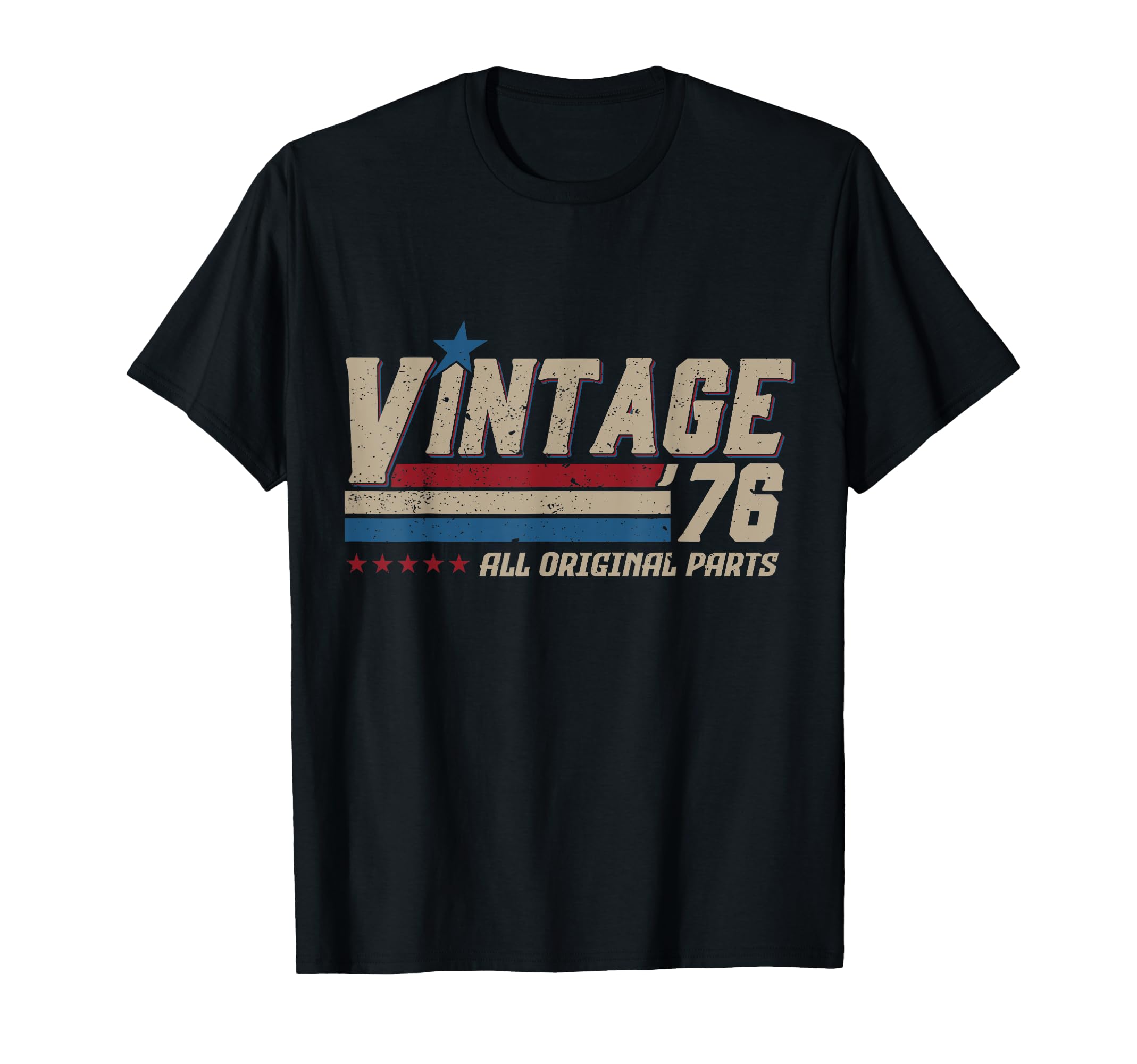 1976 All Original Parts Birthday T-Shirt - Custom Art Print Men Women - T-Shirt, Sweatshirt, Hoodie