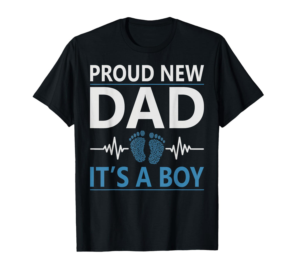 Proud New Dad Its Promoted To Dad T-Shirt - Trendy Graphic Men Women - T-Shirt, Sweatshirt, Hoodie
