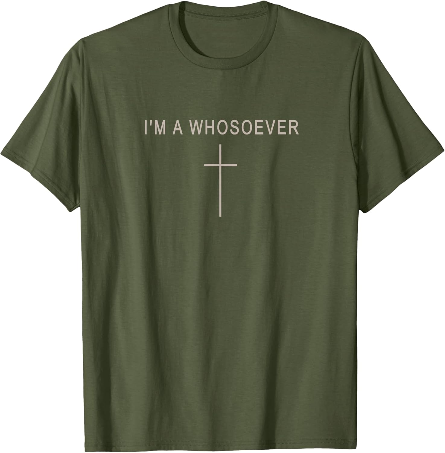 Im A Whosoever Minimalist Christian Faith Believer - Adult & Kids T-Shirts, Sweatshirts & Hoodies apparel design preview 1