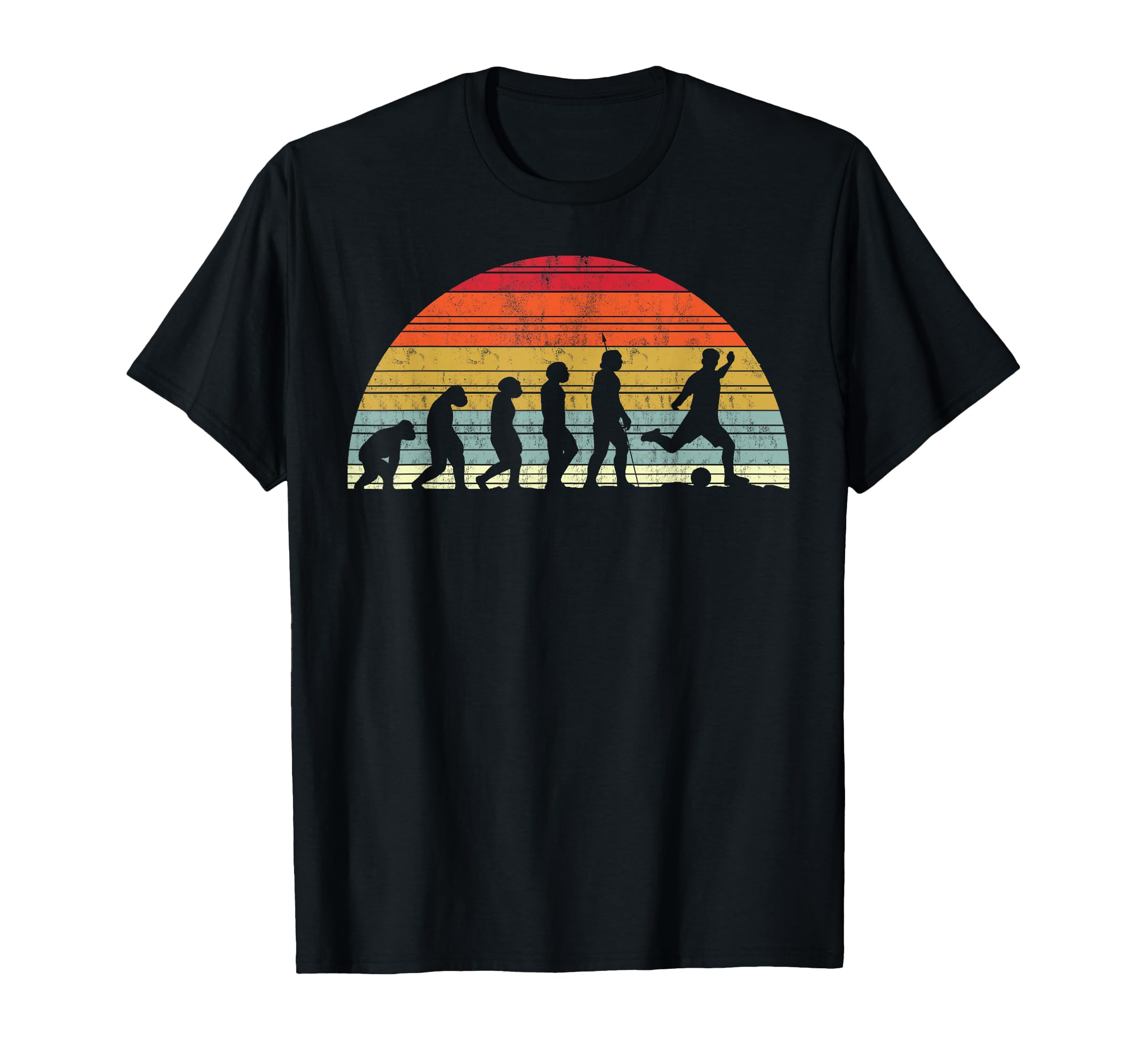 Soccer Evolution Evolution Soccer Player T-Shirt - Unique Graphic Men Women - T-Shirt, Sweatshirt, Hoodie