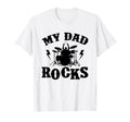My Dad Rocks Percussionist Drummer T-Shirt - Aesthetic Graphic Unisex - T-Shirt, Sweatshirt, Hoodie
