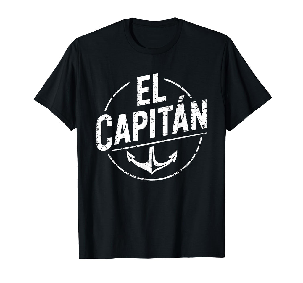 El Capitan Anchor Boat Captain Funny T-Shirt - Trendy Graphic for Adults - T-Shirt, Sweatshirt, Hoodie