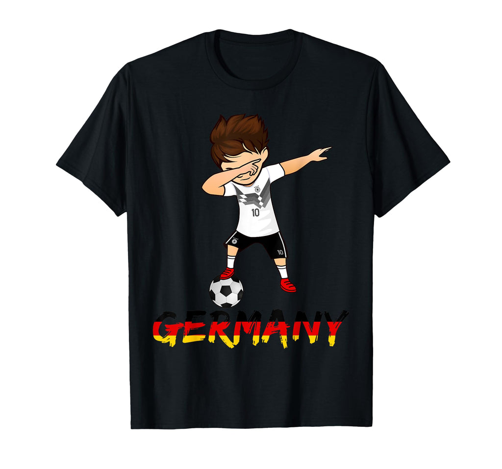 Dabbing Soccer Germany Deutschland T-Shirt - Fun Novelty Design Unisex - T-Shirt, Sweatshirt, Hoodie