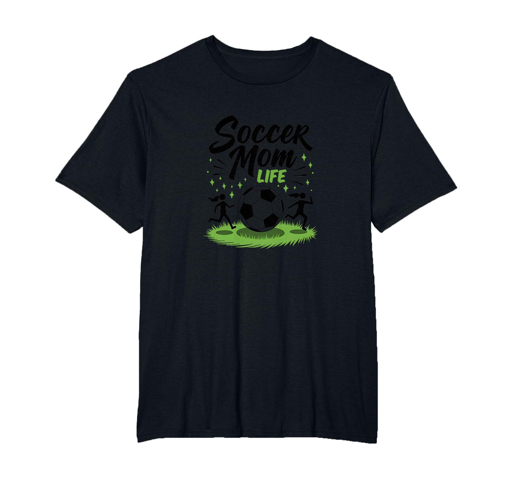 Soccer Mom Life Proud Parent Team Sweatshirt - Novelty Apparel for Adults - T-Shirt, Sweatshirt, Hoodie