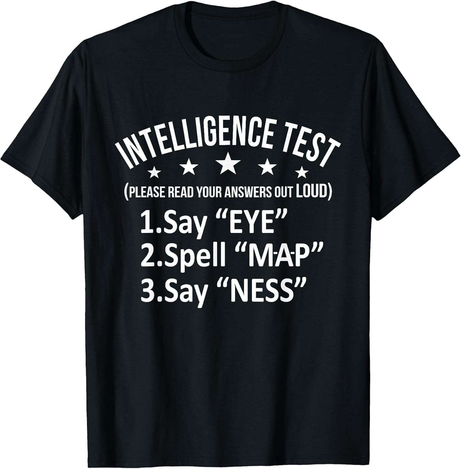 Intelligence Test Adult Humor Funny Sarcasm Graphic - Adult & Kids T-Shirts, Sweatshirts & Hoodies apparel design preview 1