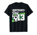 Soccer Birthday Party 13 Year Old 13Th T-Shirt - Minimalist Print Unisex - T-Shirt, Sweatshirt, Hoodie