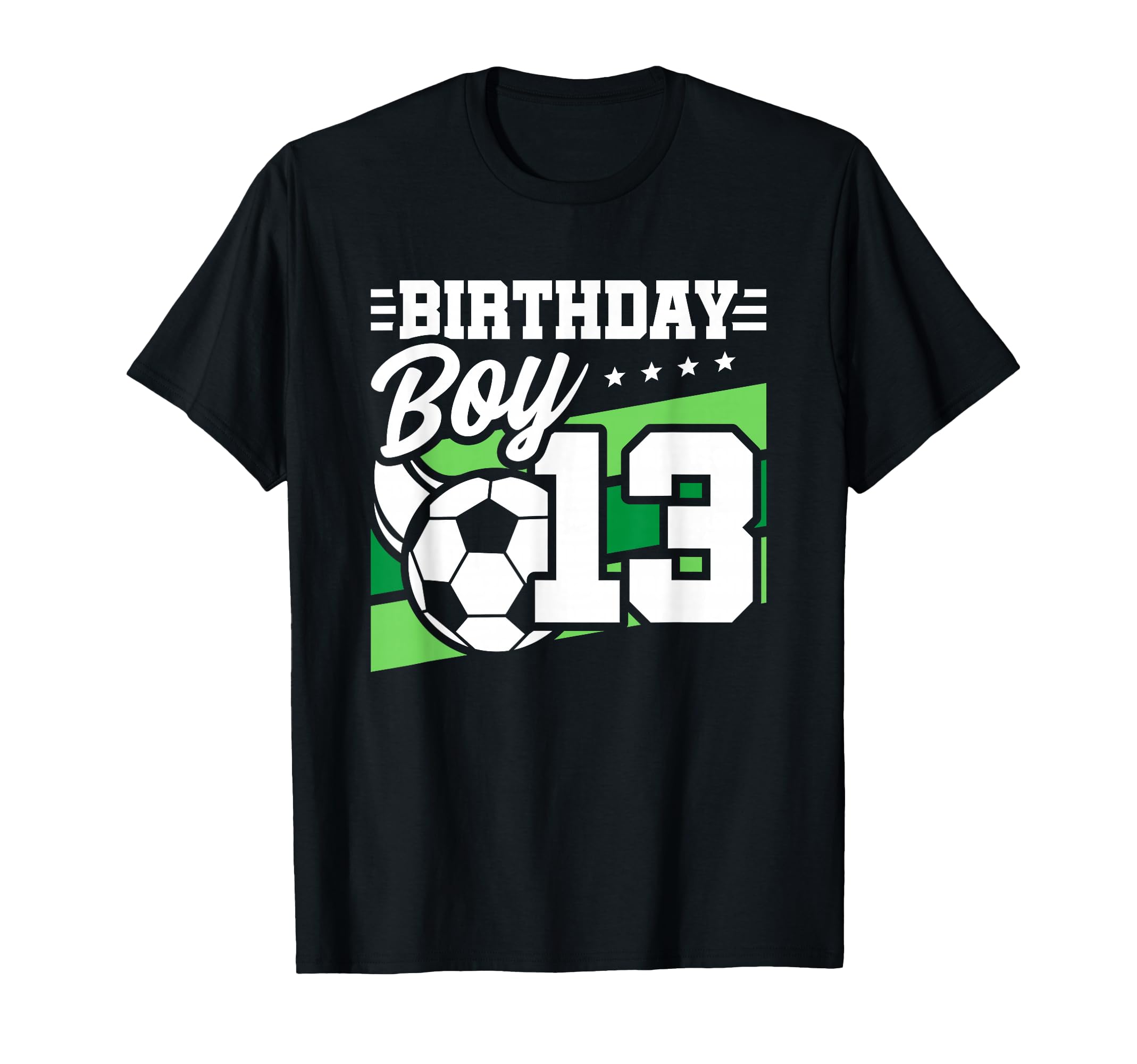 Soccer Birthday Party 13 Year Old 13Th T-Shirt - Minimalist Print Unisex - T-Shirt, Sweatshirt, Hoodie