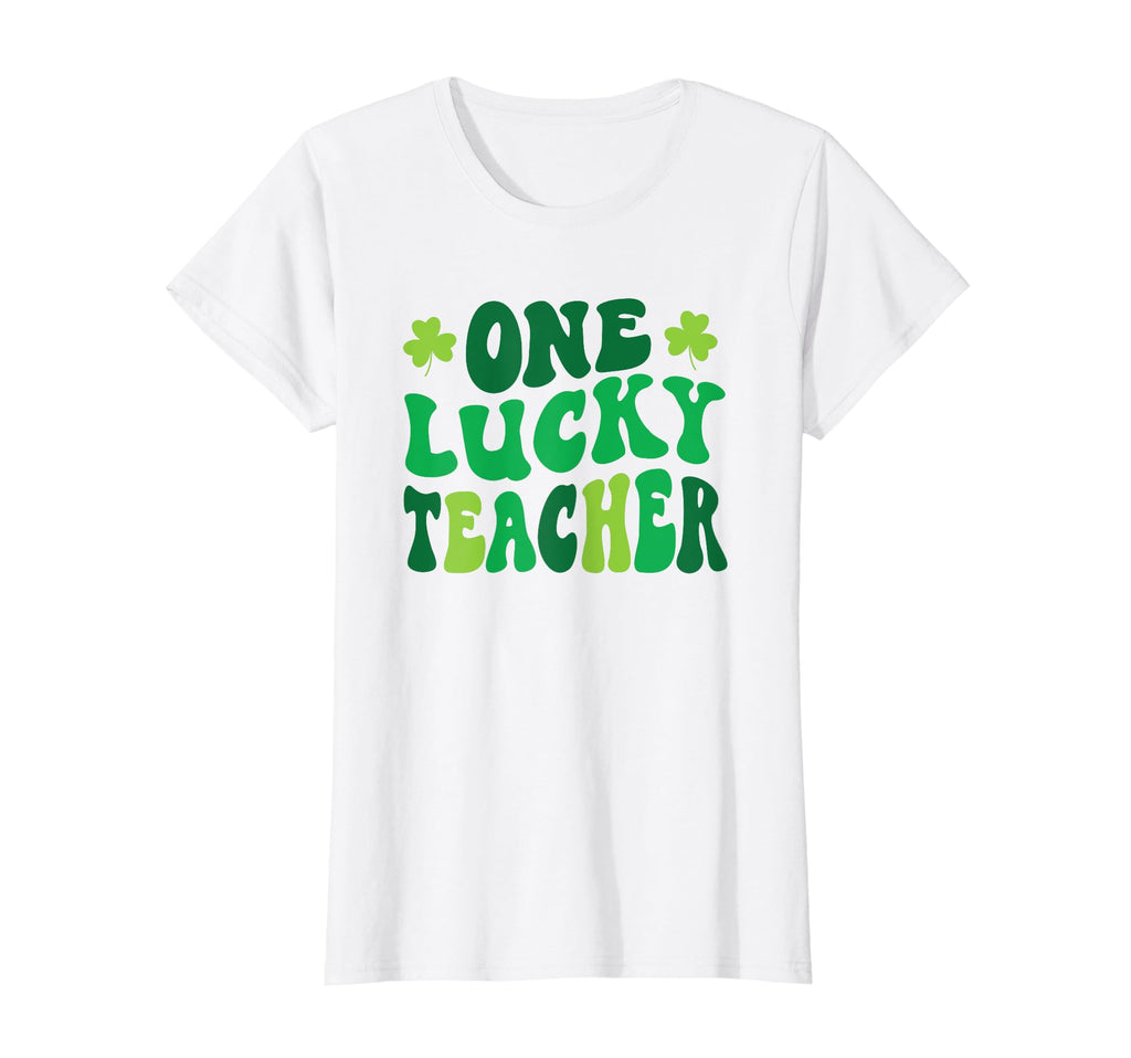 One Lucky Teacher St Patricks Day T-Shirt - Aesthetic Graphic Men Women - T-Shirt, Sweatshirt, Hoodie