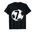 7 Soccer Birthday Gift Soccer Fan T-Shirt - Unique Graphic Men Women - T-Shirt, Sweatshirt, Hoodie