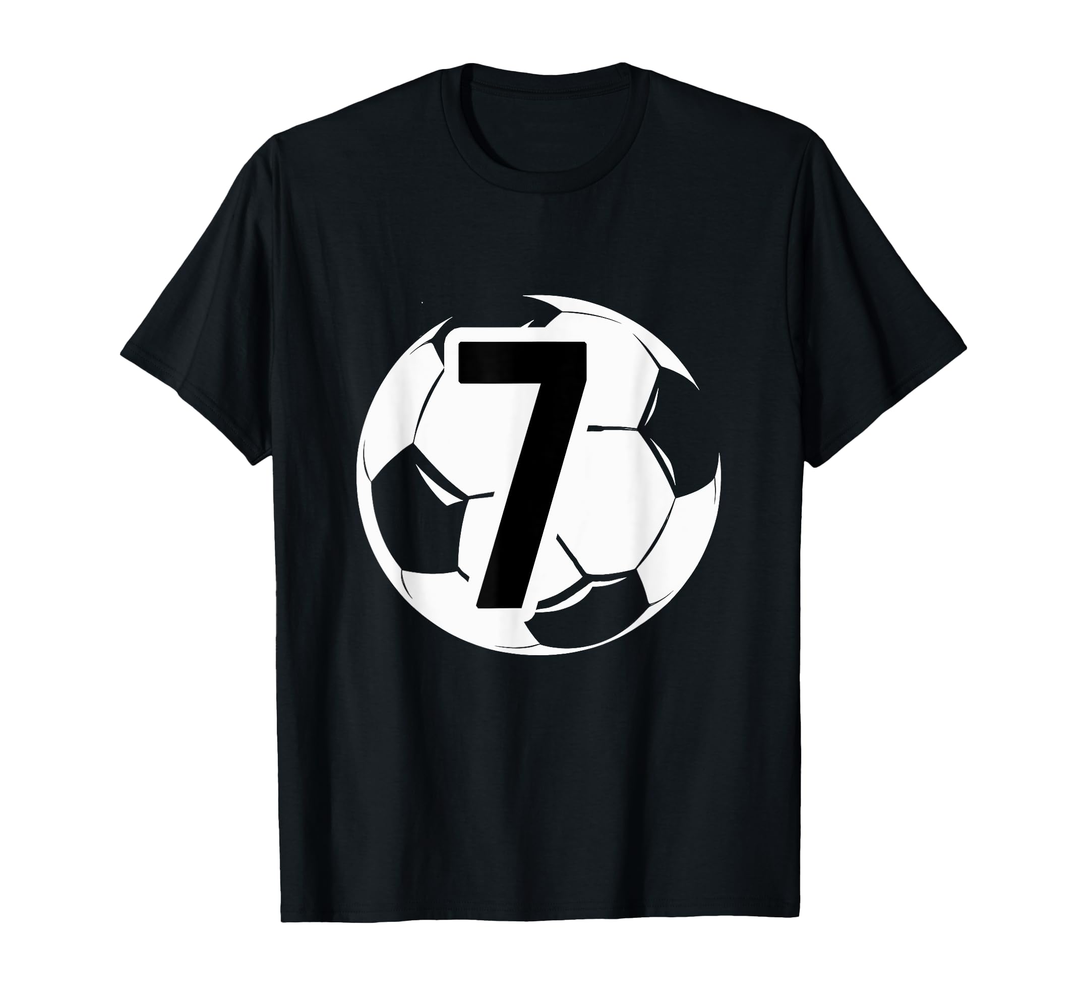 7 Soccer Birthday Gift Soccer Fan T-Shirt - Unique Graphic Men Women - T-Shirt, Sweatshirt, Hoodie