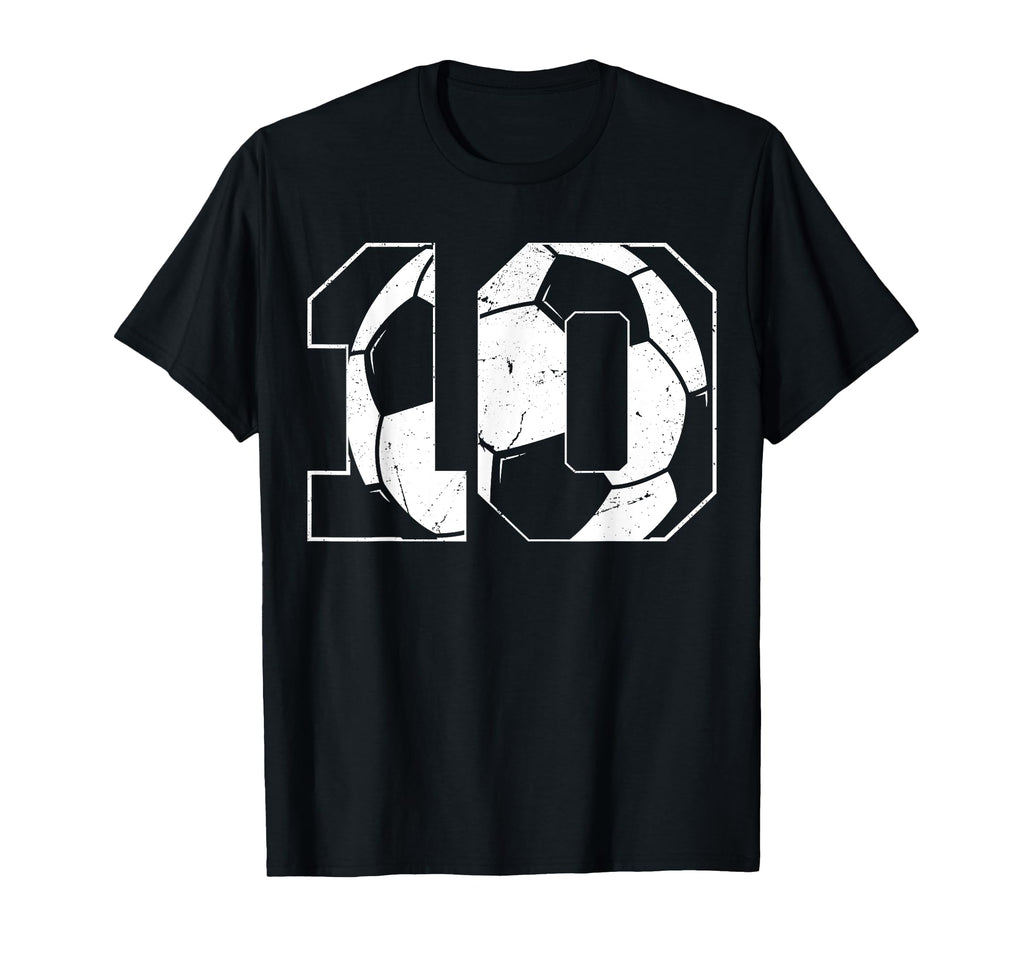 10Th Birthday Soccer Player T-Shirt - Fun Novelty Design for Adults - T-Shirt, Sweatshirt, Hoodie