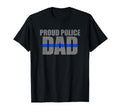 Mens Proud Police Dad Police Officer T-Shirt - Trendy Graphic for Adults - T-Shirt, Sweatshirt, Hoodie