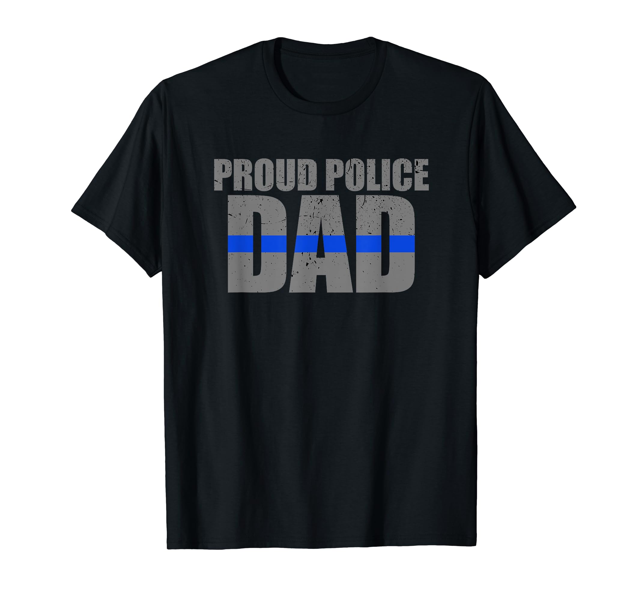 Mens Proud Police Dad Police Officer T-Shirt - Trendy Graphic for Adults - T-Shirt, Sweatshirt, Hoodie