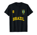 Brazil Team Sports Number 8 Soccer T-Shirt - Aesthetic Graphic Men Women - T-Shirt, Sweatshirt, Hoodie