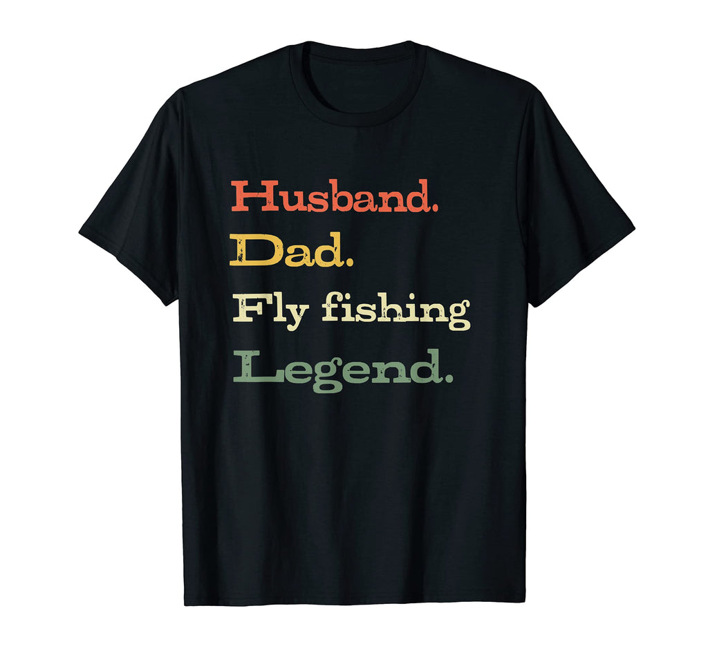 Mens Fly Fishing Funny Husband T-Shirt - Casual Everyday Wear for Adults - T-Shirt, Sweatshirt, Hoodie