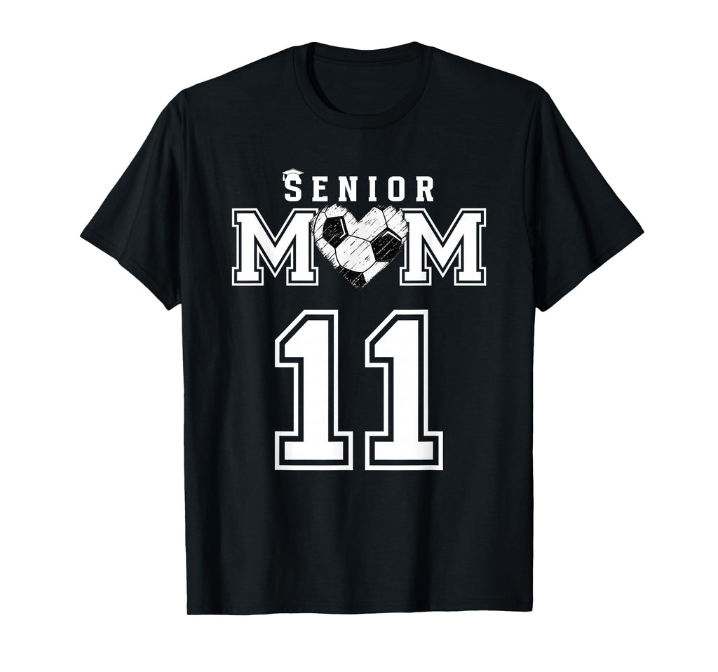 Proud Senior Soccer Mom Custom T-Shirt - Minimalist Print for Adults - T-Shirt, Sweatshirt, Hoodie