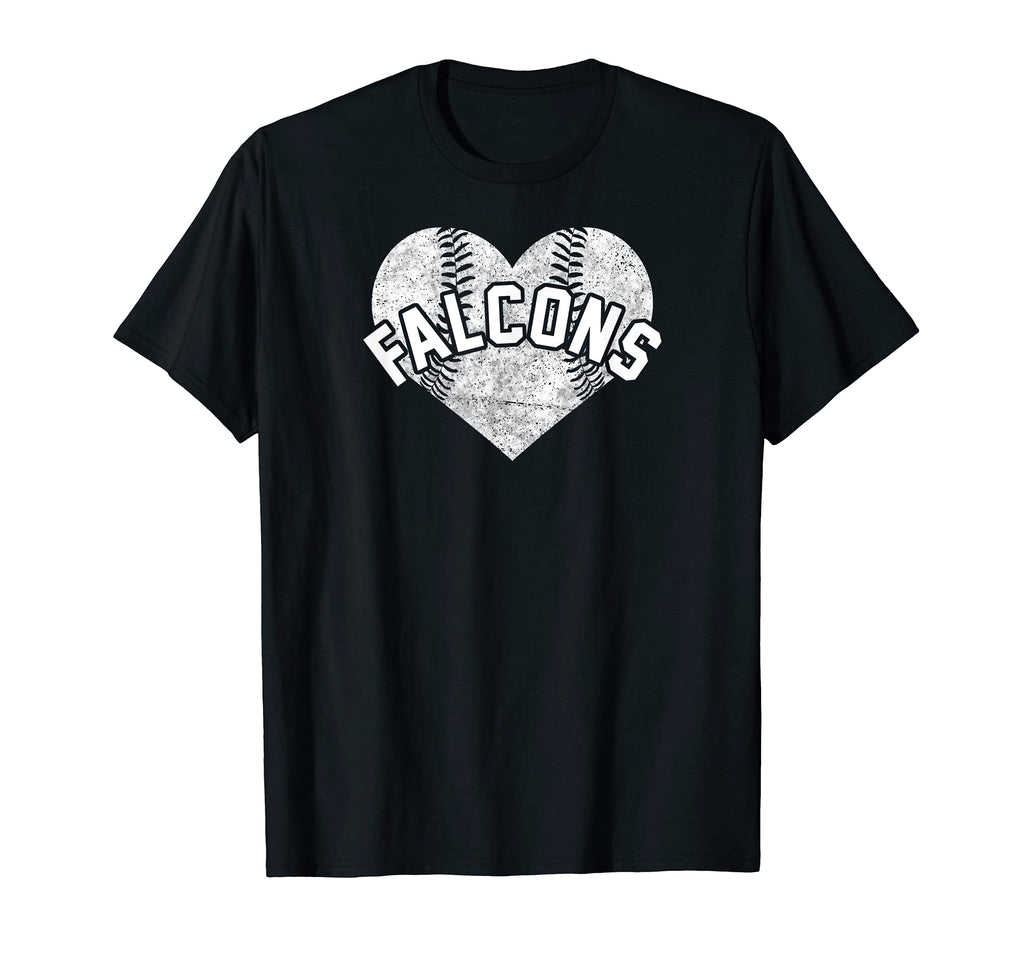 Falcons Baseball Softball High T-Shirt - Casual Everyday Wear for Adults - T-Shirt, Sweatshirt, Hoodie